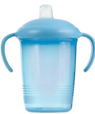 Parent's Choice Baby Trainer Sippy Cup With Soft Spout & Handle 7oz - Blue