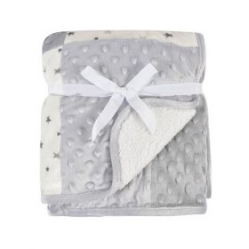 Modern Moments by Gerber Infant Baby & Toddler Patchwork Plush Blanket