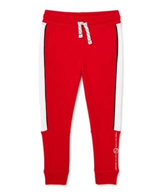 365 Kids Boys French Terry Color block Joggers - Red