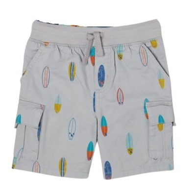 Garanimals Baby & Toddler Boys Print Cargo Shorts - Grey Surfboards