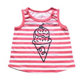 Falls Creek Baby Girl & Toddler Ice Cream Sleeveless Tank Top