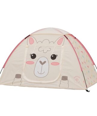 Firefly! Outdoor Gear Izzie the Llama Kid's Camping Tent - Off-white/Pink Color, One Room