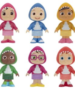CoComelon Official Family & Friends 3" Figure Shark Theme 6 PK