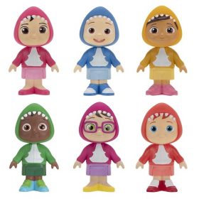 CoComelon Official Family & Friends 3" Figure Shark Theme 6 PK