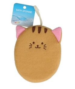 April Kids & Baby Bath Shower Sponge - Kitty