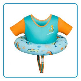 Blue Unisex Octopus Swim School Premium Tot Trainer Float with Adjustable Strap, Ages 2-4 Years