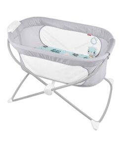 Fisher Price Soothing View Vibe Bassinet - Cool Cactus, Baby Cradle