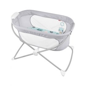 Fisher Price Soothing View Vibe Bassinet - Cool Cactus, Baby Cradle