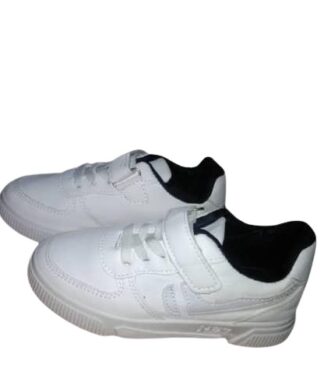 Kids Back To School White Sneaker Shoes -Unisex