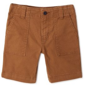 Wonder Nation Boys' Carpenter Shorts - Brown