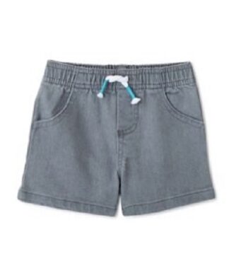 Garanimals Baby Boy Print  Denim Jeans Trouser Solid Shorts - Grey