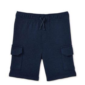 Garanimals Toddler Boys French Terry Cargo Shorts - Navy Blue