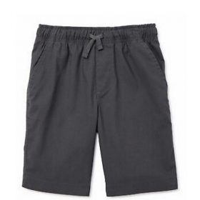 Wonder Nation Boys Everyday Pull-On Shorts - Grey