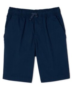 Wonder Nation Boys Everyday Pull-On Shorts - Navy Blue