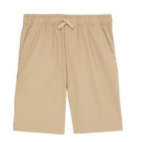 Wonder Nation Boys Everyday Pull-On Shorts - Khaki Brown
