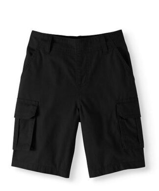 Garanimals Baby & Toddler Boys Solid Cargo Shorts - Black