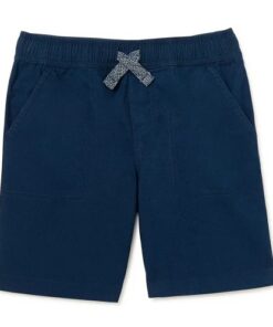 365 Kids Boys Woven Porkchop Print Shorts - Navy Blue