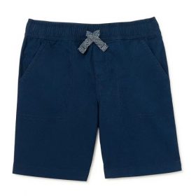 365 Kids Boys Woven Porkchop Print Shorts - Navy Blue