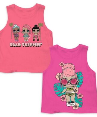 L.O.L Suprise Girls Graphic Sleeveless Tank Top - 2 Packs