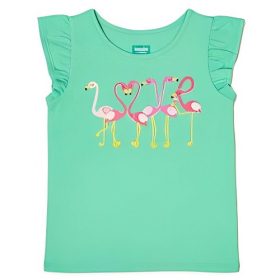 365 Kids Garanimals Girls Ruffle sleeve Top - Green