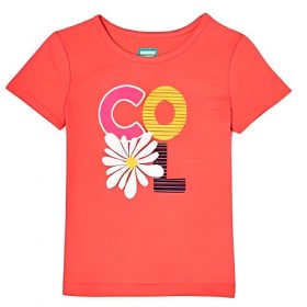 365 Kids Girls Cool T-shirt Top - Coral Orange