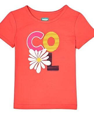 365 Kids Girls Cool T-shirt Top - Coral Orange