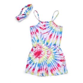 Justice Girls Romper With Headband - Jumpersuit