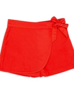 Wonder Nation Girls Side Tie Skort - Skirt Shorts