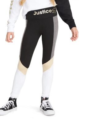 Justice Girls Full Length Leggings - Colorblock
