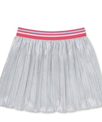 365 Kids Girls Sunrays Pleated Skirt - Silver