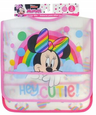 Disney Minnie Mouse Peva Feeding Baby Toddler Boys Bibs - 2 Pk