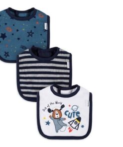 Gerber Assorted Baby Boy Terry Dribbler Bibs 3-Packs - One Size