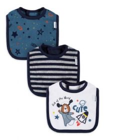 Gerber Assorted Baby Boy Terry Dribbler Bibs 3-Packs - One Size