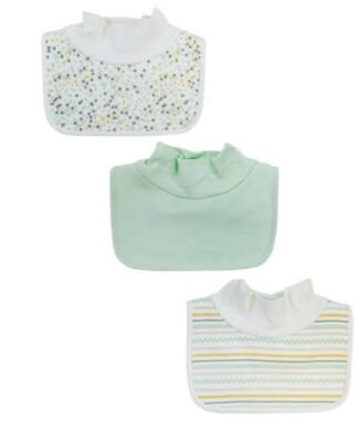 Parent's Choice Baby Infant Mock NeckBibs Set - 3 Pack