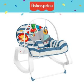 Fisher Price ® Infant to Toddler Baby Bouncer Rocker - Bold Stripe
