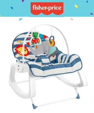 Fisher Price ® Infant to Toddler Baby Bouncer Rocker - Bold Stripe