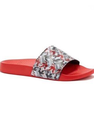 And1 Men's Lenticular Crossover Slide Changing Logo Slide Slipper - Red