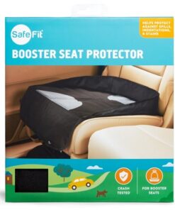 SafeFit Booster Child Car Seat Protector, Black