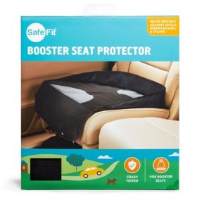 SafeFit Booster Child Car Seat Protector, Black