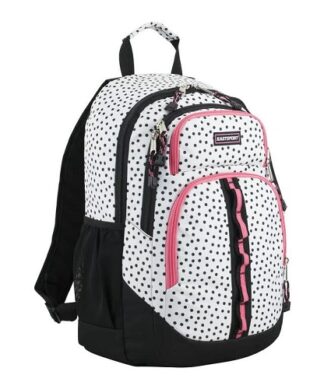Eastsport Rally Sport Rally Sport School Bag / Laptop Backpack - Polka Dots
