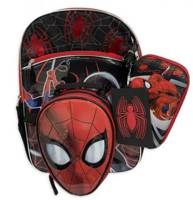 Marvel Spiderman Boys 4 Piece Back To School Bag Set - Kids
