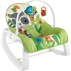 Fisher Price ® Infant to Toddler Baby Bouncer Rocker - Green Fox
