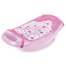 Summer Infant Splish Splash Newborn Baby To Toddler Bath Tub- Light Pink
