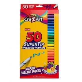 Cra-Z-art Super Tip Washable Markers, 50 Assorted Colours
