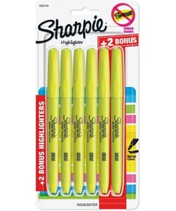 Sharpie Pocket Style Highlighter Chisel Tip - Yellow 6 Pack