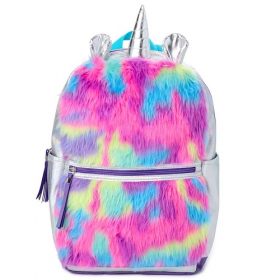 Wonder Nation Girls Tie Dye Unicorn Backpack / School Bag