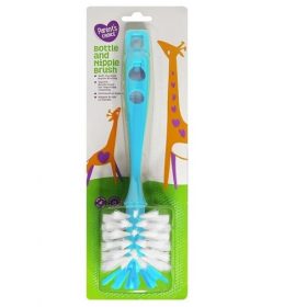 Parent's Choice Baby Feeding Bottle and Nipple Brush 2- in -1 Blue