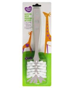 Parent's Choice Baby Feeding Bottle and Nipple Brush 2- in -1 Grey