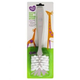 Parent's Choice Baby Feeding Bottle and Nipple Brush 2- in -1 Grey
