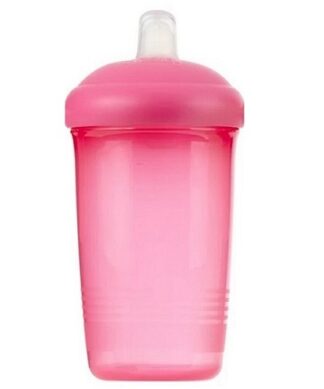 Parent's Choice Non-Spill Soft Spout Sippy Cup, Pink, Unisex, 9 fl oz: